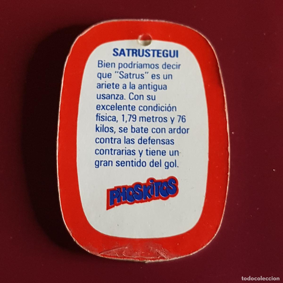 Cromos de f&uacute;tbol: PHOSKITOS - SELECCION ESPA&Ntilde;OLA - SATRUSTEGUI - Foto 2