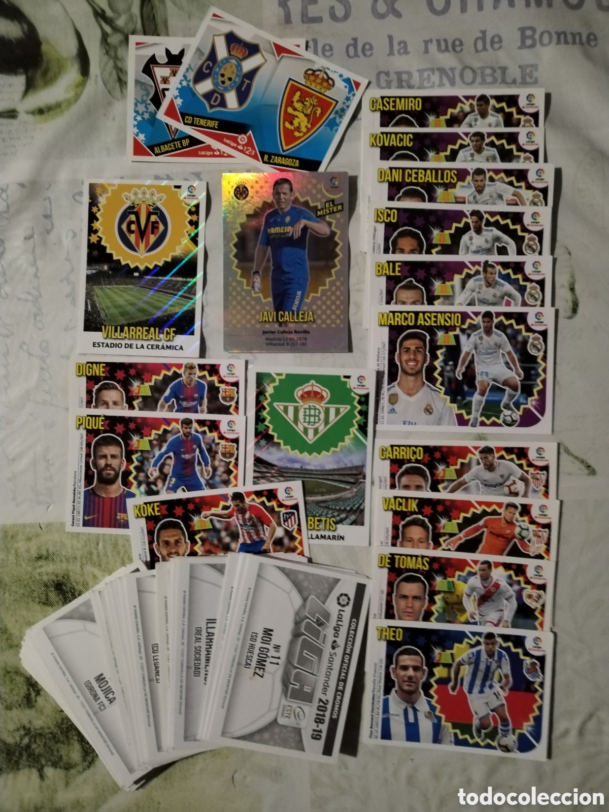 Cromos de F&uacute;tbol: Lote 100 cromos liga Este f&uacute;tbol 2018-19 sin pegar