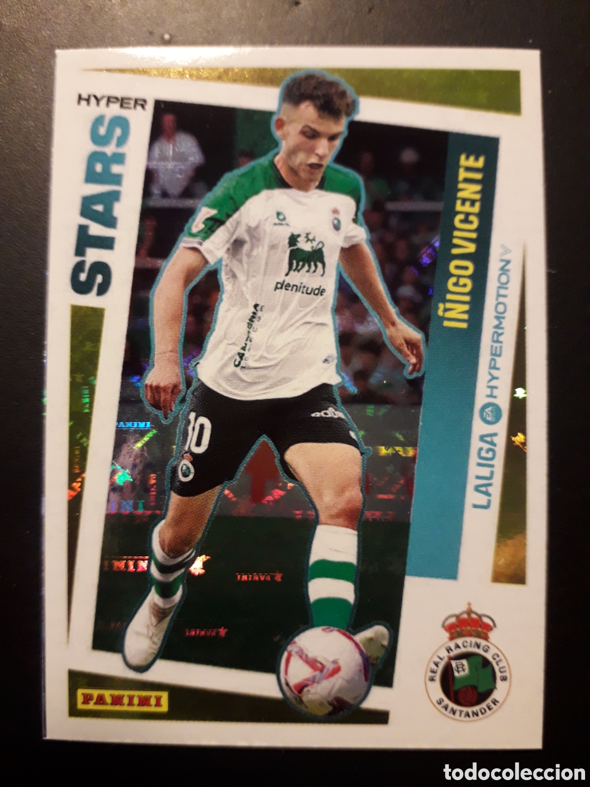 Football Stickers: &Iacute;NIGO VICENTE SANTANDER N&deg; 436 HYPER STARS LALIGA HYPERMOTION 24 25 2024 2025 PANINI PEDIDO M&Iacute;NIMO &euro;