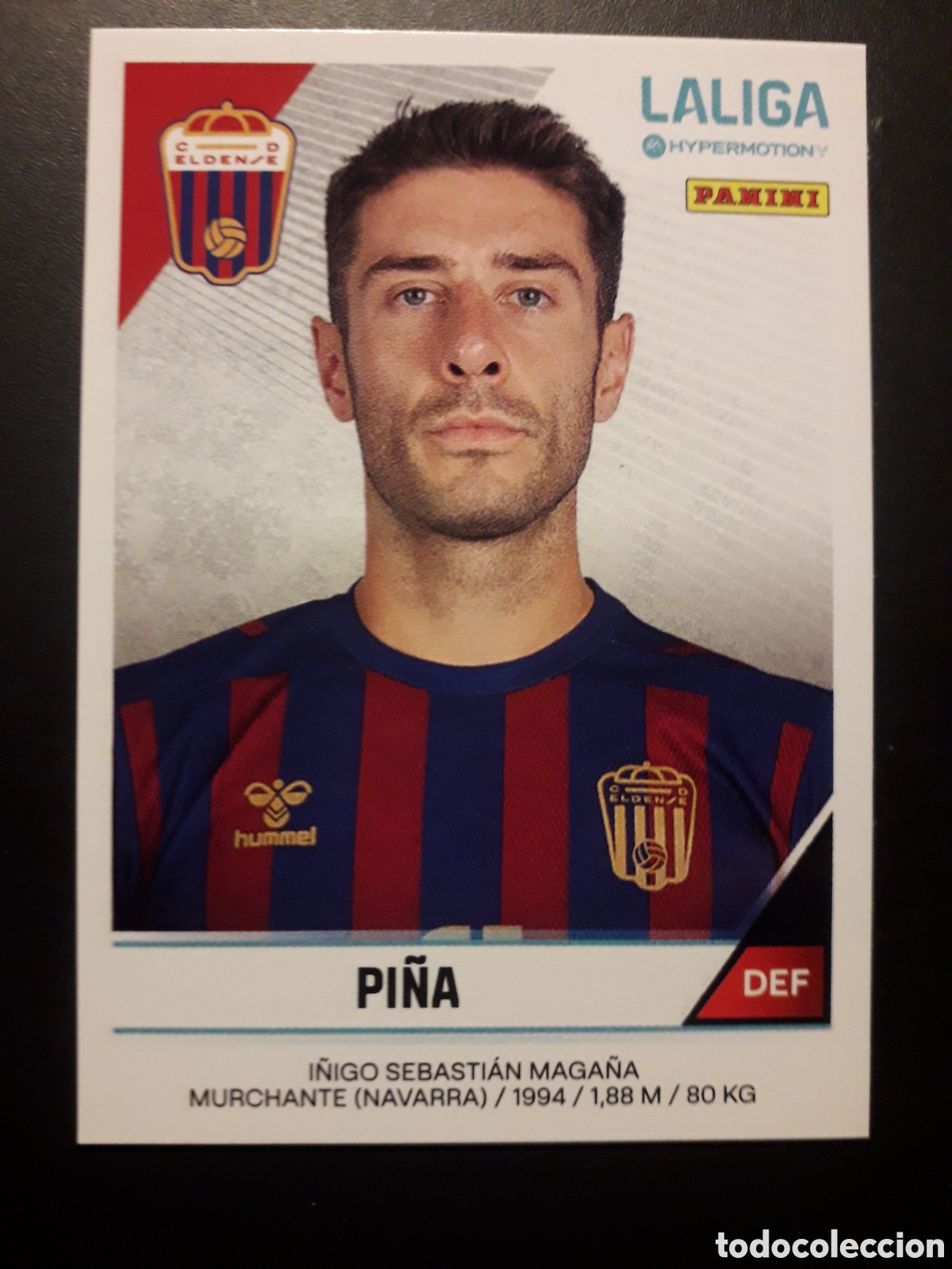 Cromos de f&uacute;tbol: PI&Ntilde;A ELDENSE N&deg; 197 LALIGA HYPERMOTION 24 25 2024 2025 PANINI SIN PEGAR PEDIDO M&Iacute;NIMO 3&euro;