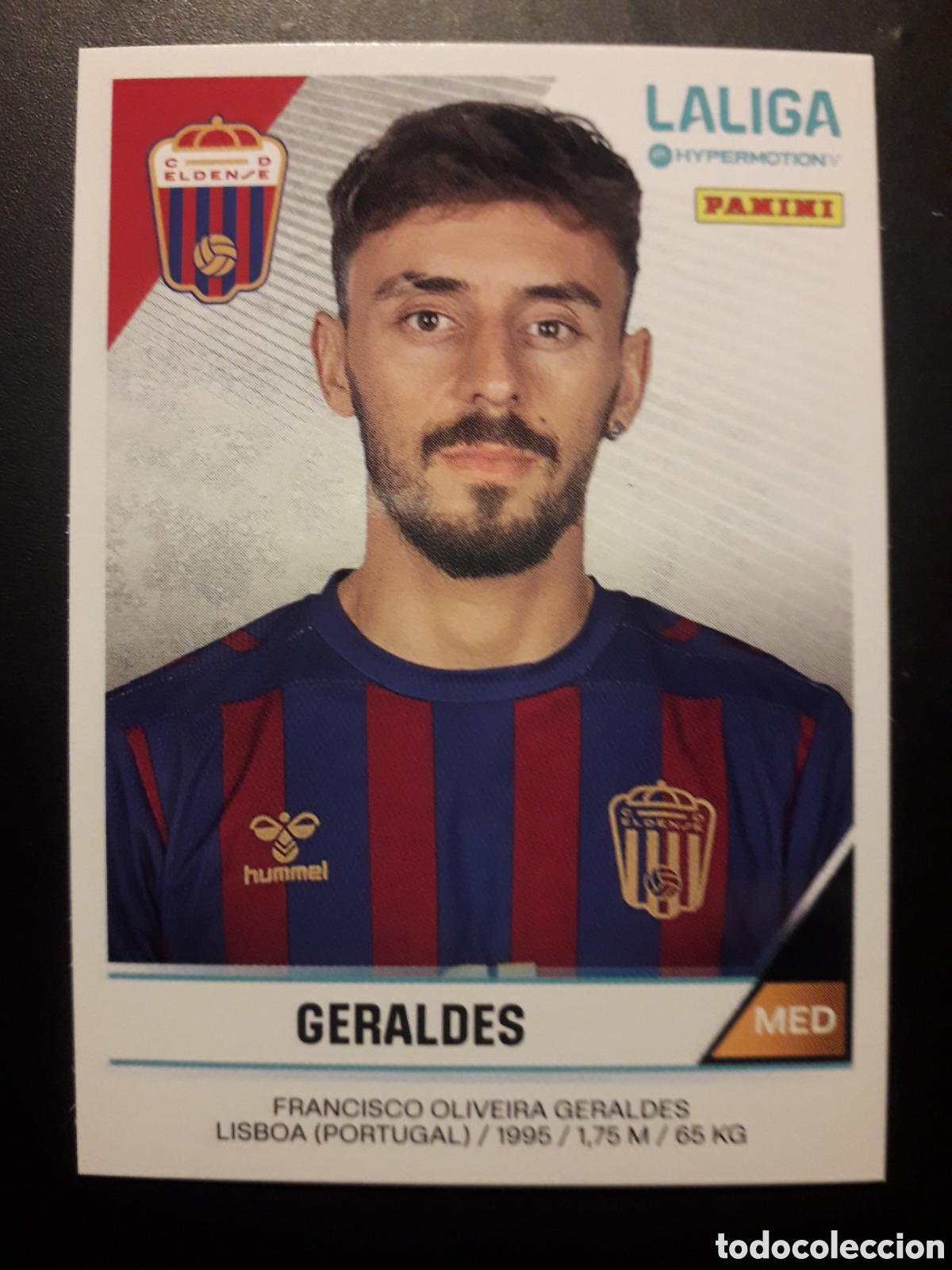 Cromos de f&uacute;tbol: GERALDES ELDENSE N&deg; 206B LALIGA HYPERMOTION 24 25 2024 2025 PANINI SIN PEGAR PEDIDO M&Iacute;NIMO 3&euro;