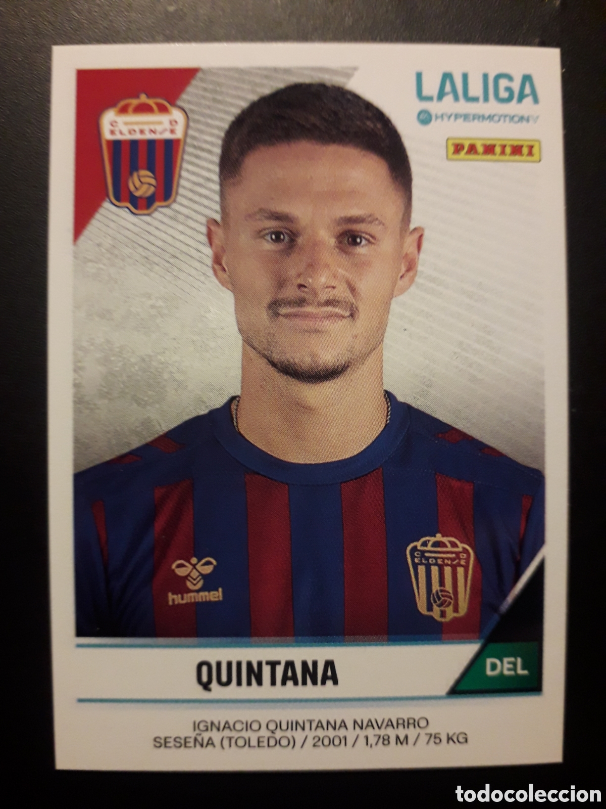 Cromos de f&uacute;tbol: QUINTANA ELDENSE N&deg; 207 LALIGA HYPERMOTION 24 25 2024 2025 PANINI SIN PEGAR PEDIDO M&Iacute;NIMO 3&euro;