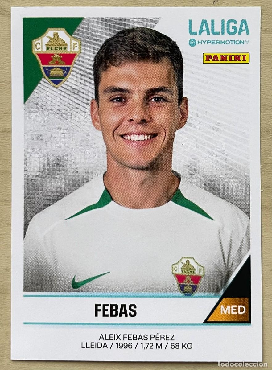Fu&szlig;ball-Sticker: 184 FEBAS ELCHE CF CROMOS ALBUM LA LIGA HYPERMOTION 2024 2025 24 25 PANINI