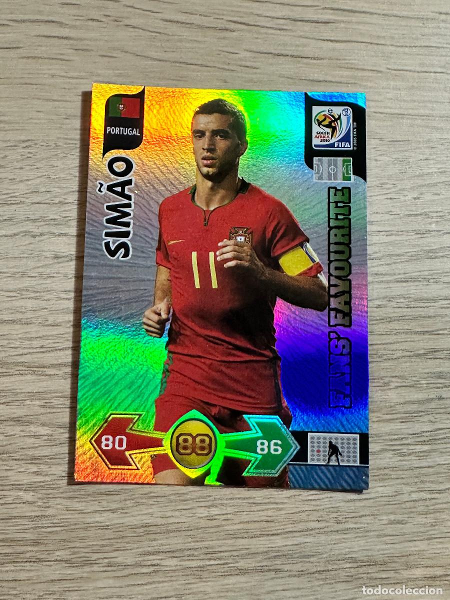 Cromos de F&uacute;tbol: SIMAO - FANS FAVOURITE - PORTUGAL ADRENALYN XL SOUTH AFRICA 2010 PANINI