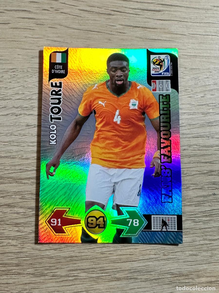 Cromos de F&uacute;tbol: TOURE - FANS FAVOURITE - COSTA MARFIL ADRENALYN XL SOUTH AFRICA 2010 PANINI