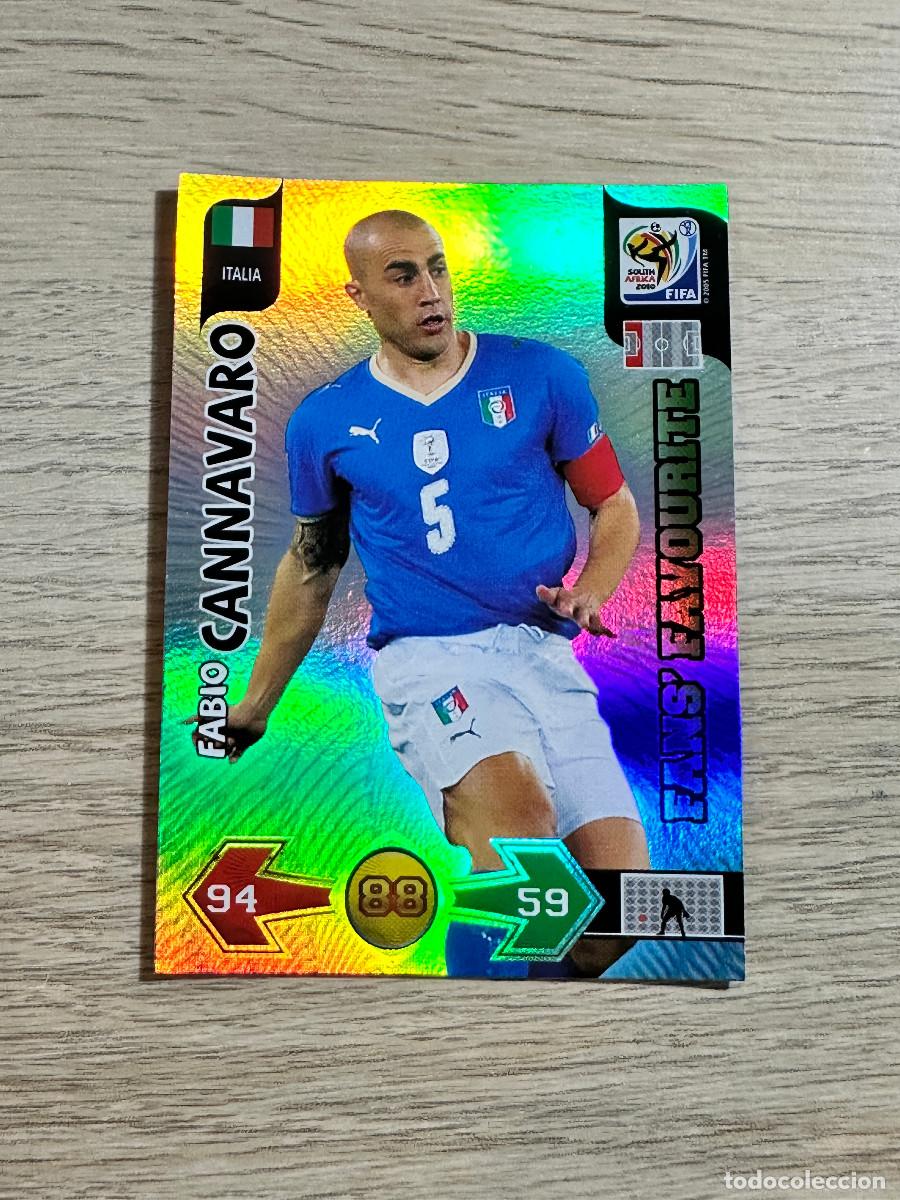Cromos de F&uacute;tbol: CANNAVARO - FANS FAVOURITE - ITALIA ADRENALYN XL SOUTH AFRICA 2010 PANINI