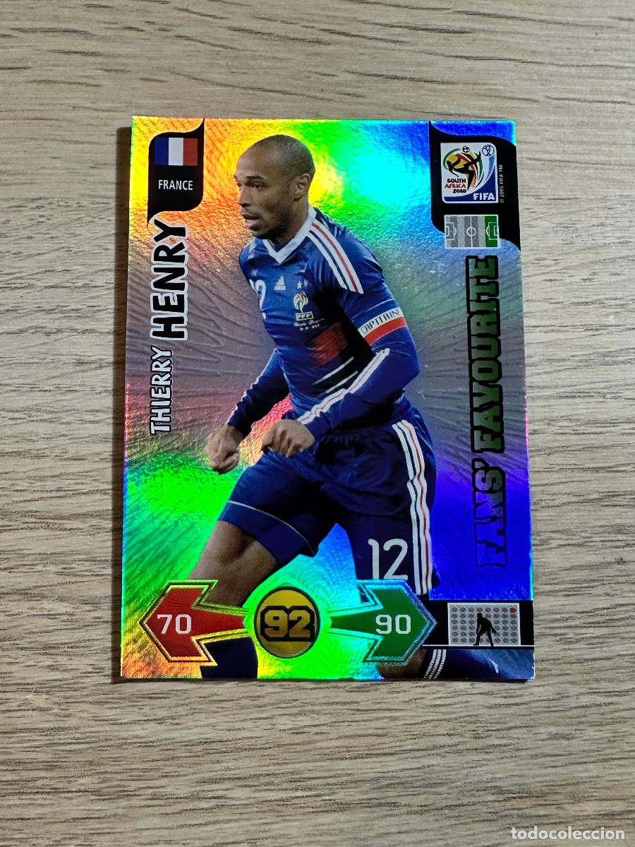 Cromos de F&uacute;tbol: HENRY - FANS FAVOURITE - FRANCE ADRENALYN XL SOUTH AFRICA 2010 PANINI