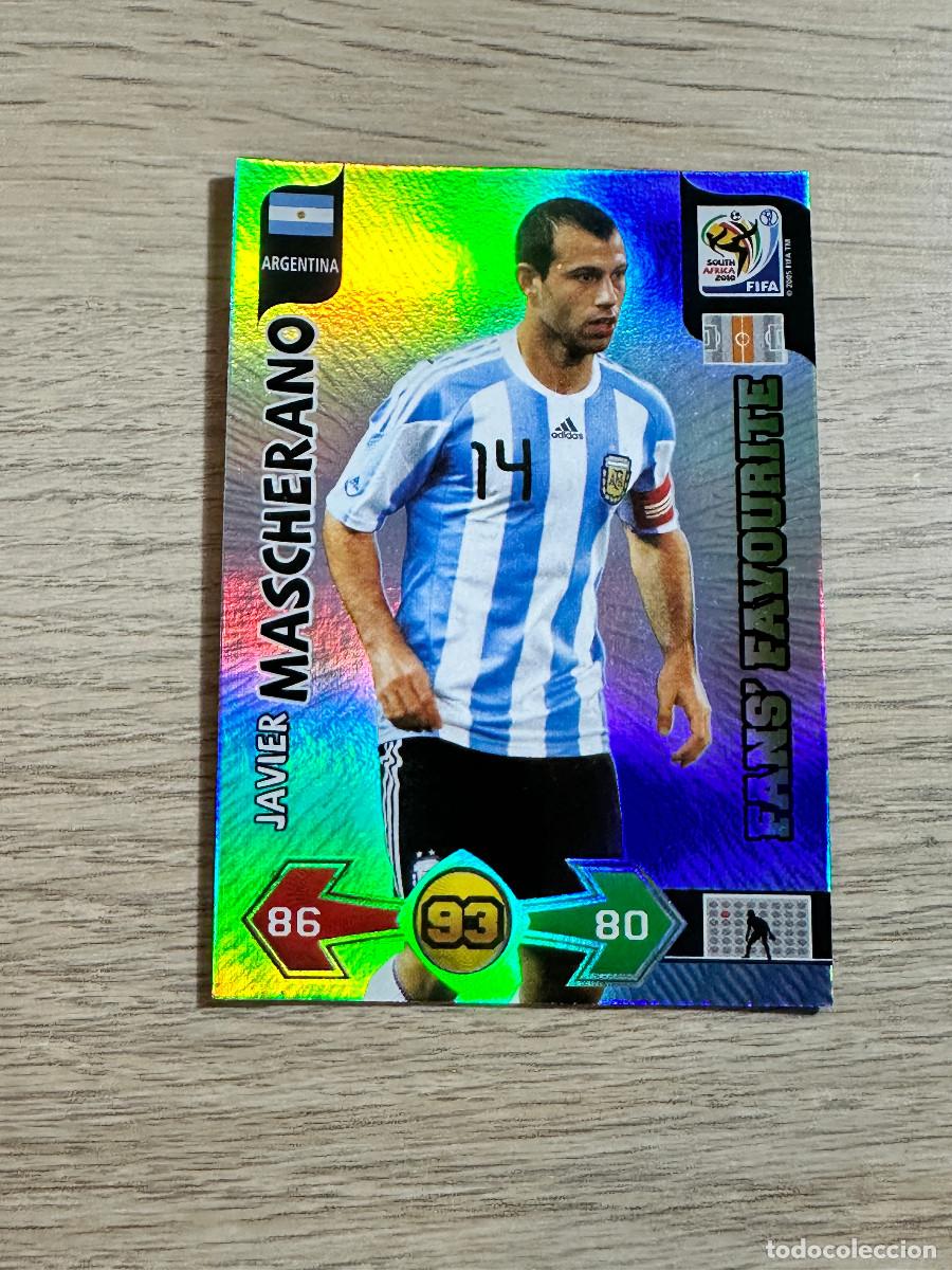 Cromos de F&uacute;tbol: MASCHERANO - FANS FAVOURITE - ARGENTINA ADRENALYN XL SOUTH AFRICA 2010 PANINI