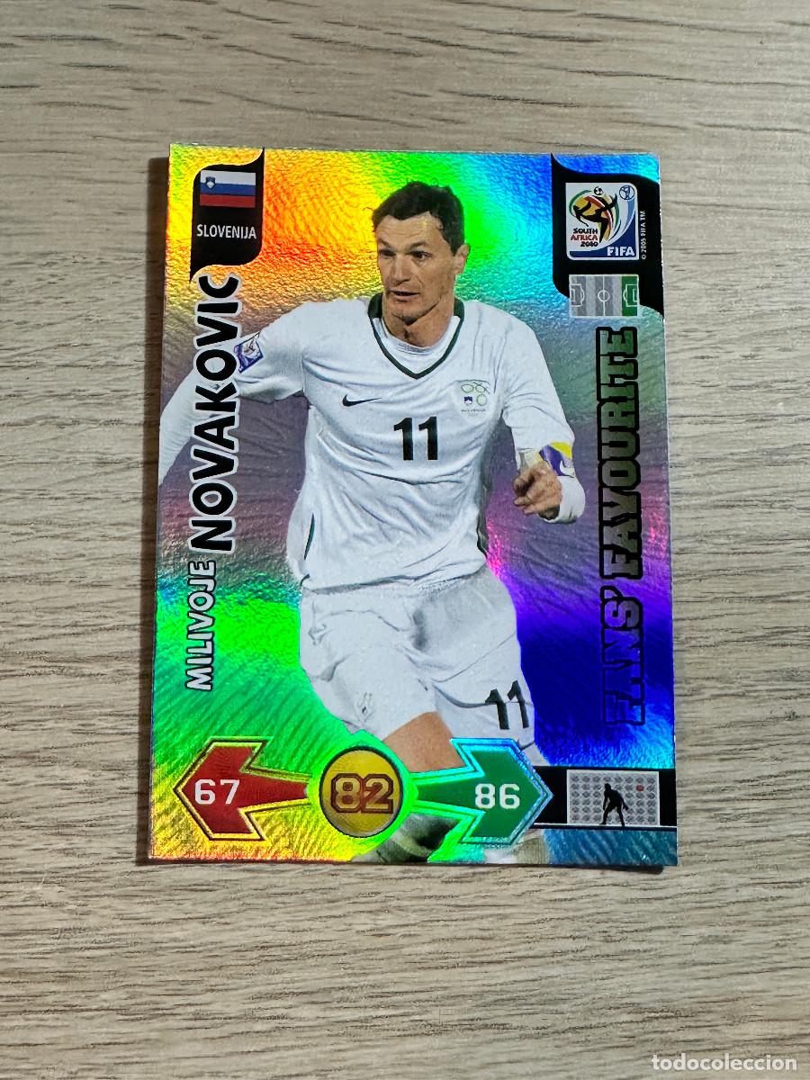 Cromos de F&uacute;tbol: NOVAKOVIC - FANS FAVOURITE - ESLOVENIA ADRENALYN XL SOUTH AFRICA 2010 PANINI