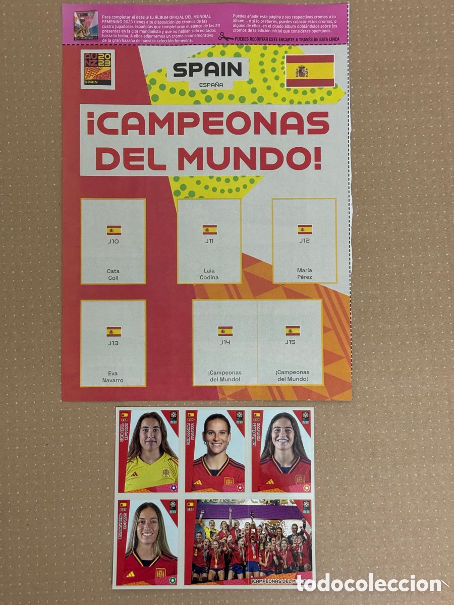 Fu&szlig;ball-Sticker: Campeonas del mundo Espa&ntilde;a Mundial Femenino 2023