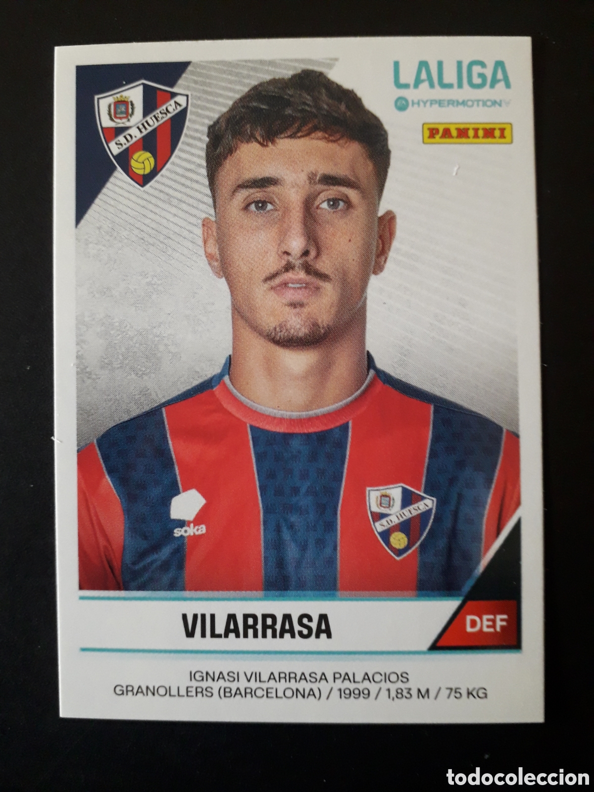 Football Stickers: VILARRASA HUESCA N&deg; 259 LALIGA HYPERMOTION 24 25 2024 2025 PANINI SIN PEGAR PEDIDO M&Iacute;NIMO 3&euro;