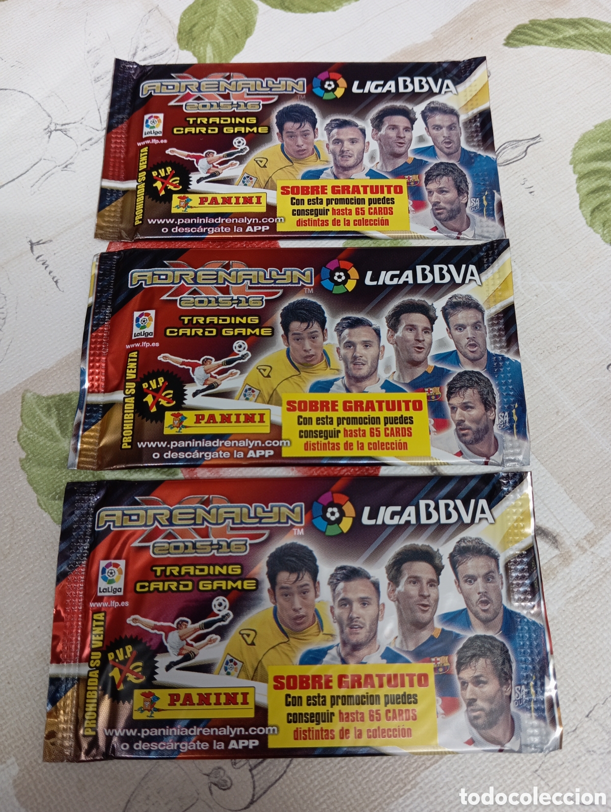 Cromos de F&uacute;tbol: Sobre sin abrir ADRENALYN 2015 - 2016 / LEER