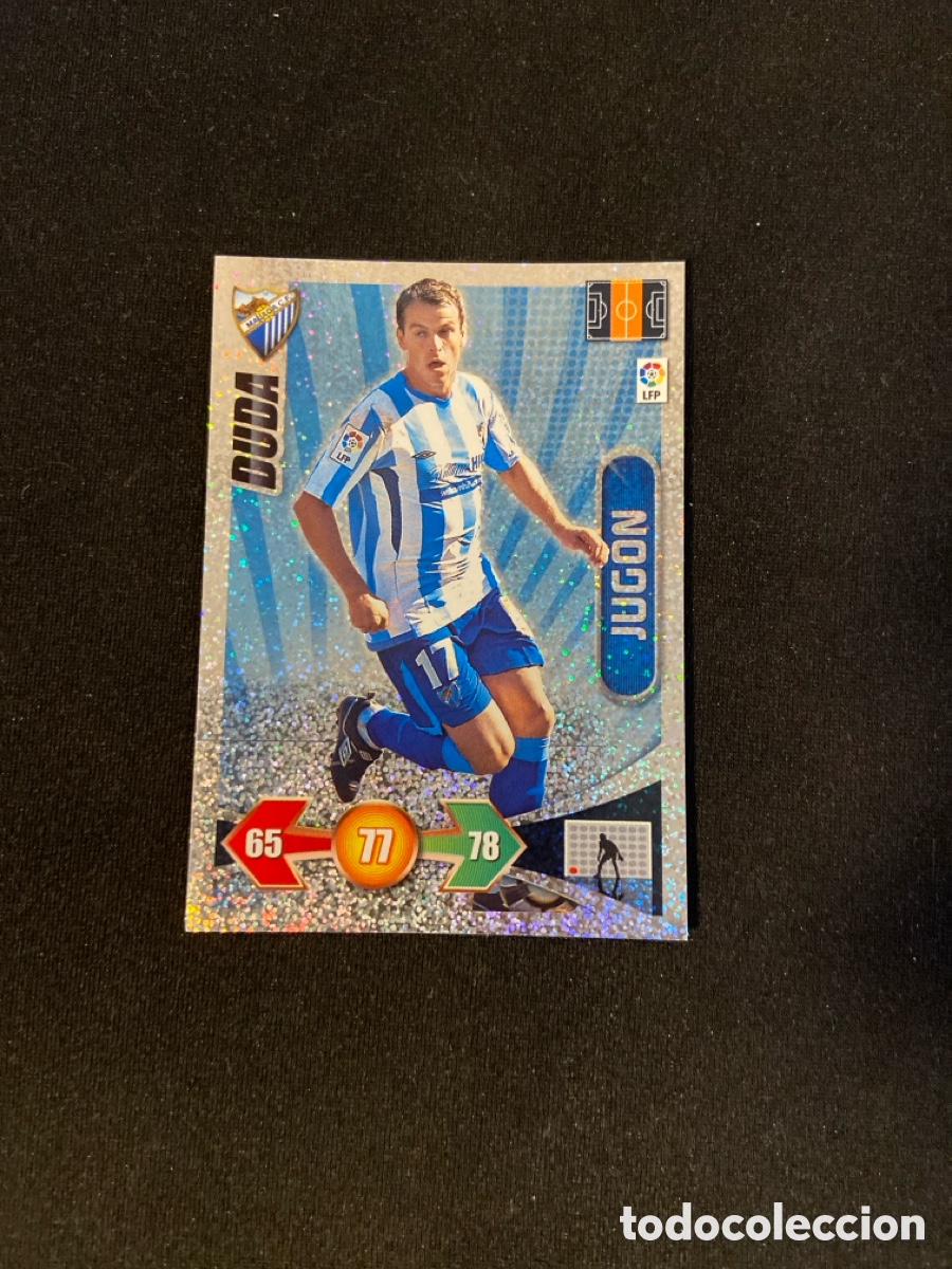 Figurine di Calcio: DUDA JUG&Oacute;N 369 (BRILLANTINA GRUESA) ADRENALYN PANINI 2009-2010 09 10 CROMO CARTA A-3