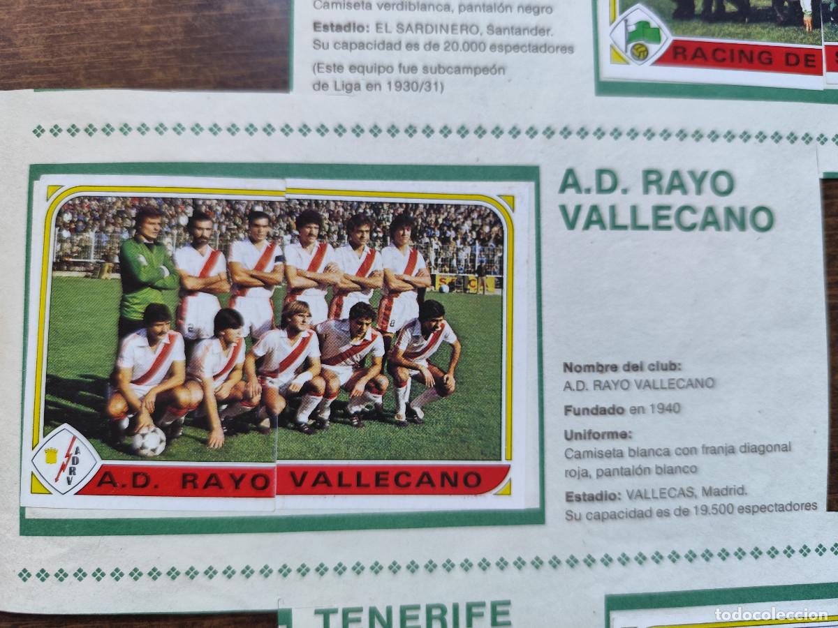 Figurine di Calcio: Futbol 84 Panini - Lote 2 cromos Rayo Vallecano - Editorial Panini