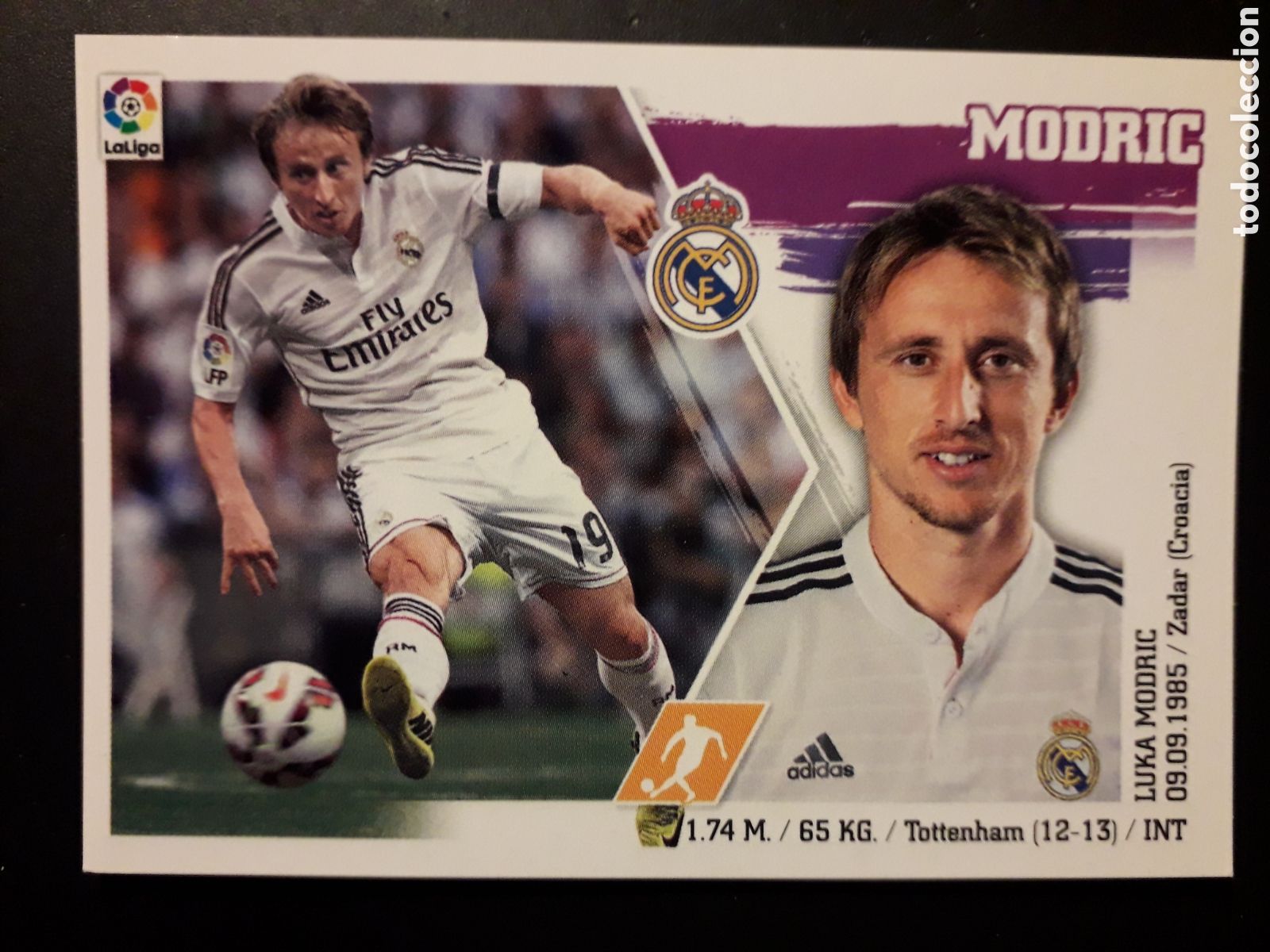 Cromos de F&uacute;tbol: MODRIC REAL MADRID ESTE 2015 2016 15 16 SIN PEGAR N&deg; 14 PEDIDO M&Iacute;NIMO 3&euro;