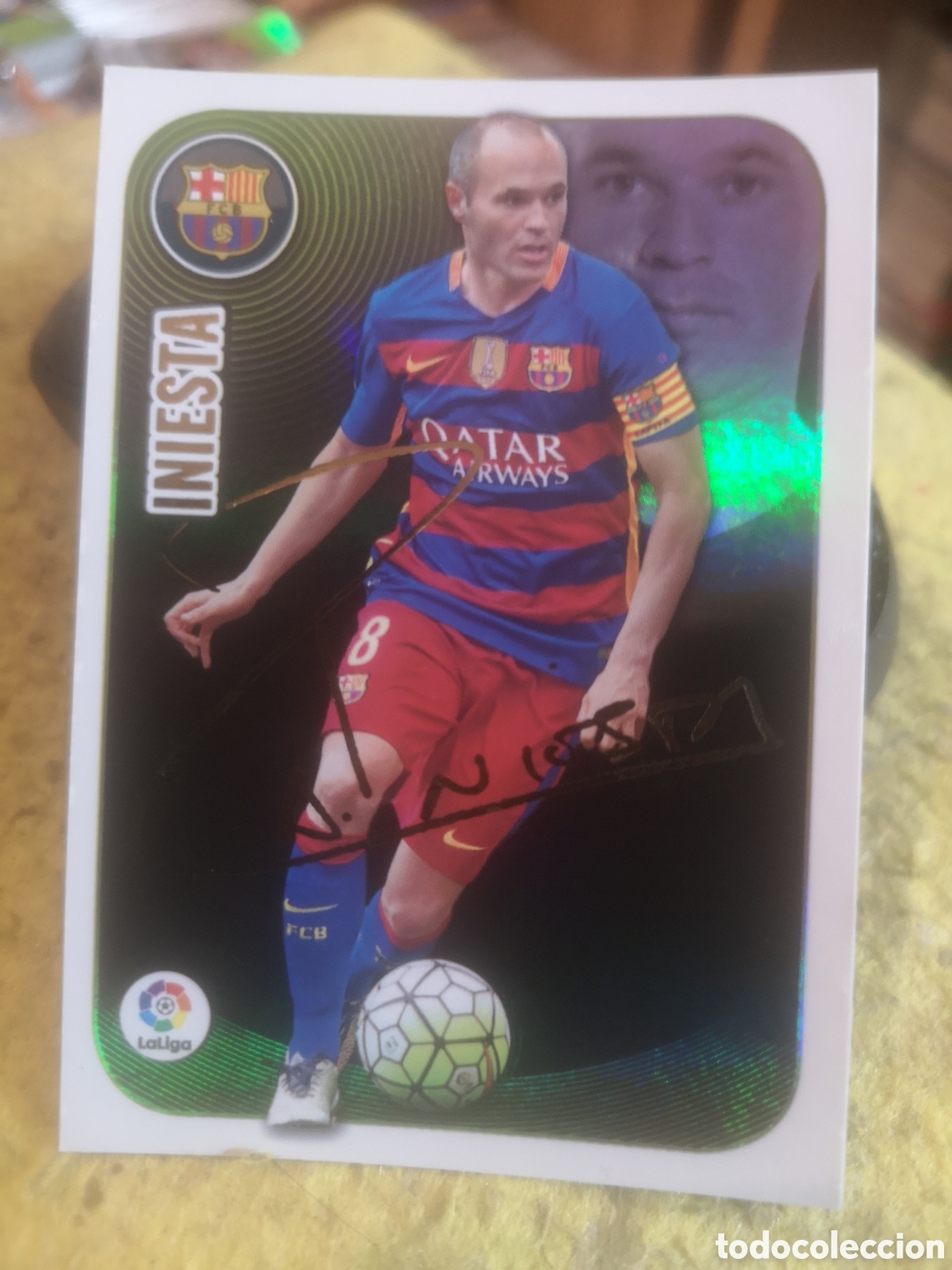 Figurine di Calcio: LIGA ESTE 2016 2017 - 16 17 SERIE ORO INIESTA 8