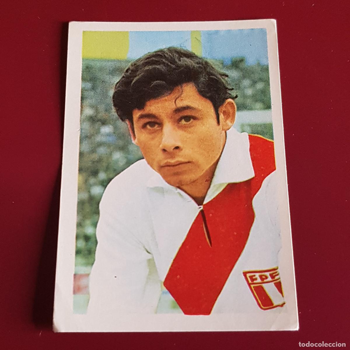 Fu&szlig;ball-Sticker: FHER - ASES DEL IX MUNDIAL MEXICO 1970 - 70 - PERU - ROBERTO CHALLE - NUNCA PEGADO
