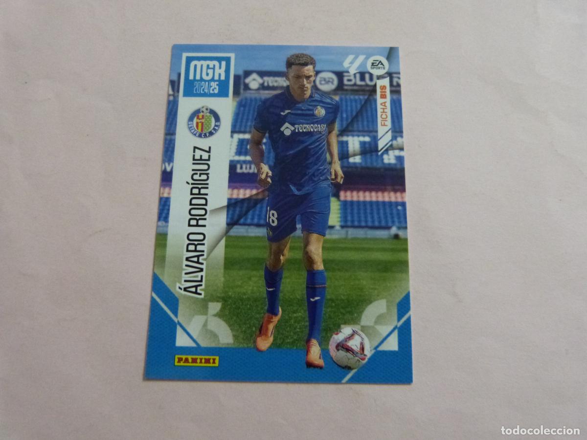Cromos de f&uacute;tbol: TRADING CARD FUTBOL ALVARO RODRIGUEZ GETAFE C.F. N&ordm; 161 BIS LIGA MEGACRACKS 2024-2025/24-25 PANINI