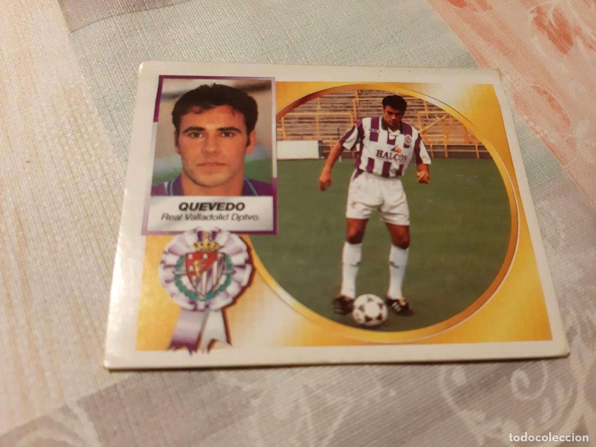 Cromos de f&uacute;tbol: ESTE 94/95 - QUEVEDO DOBLE IMAGEN - COLOCAS - LOS 2 EN VENTANILLA (A-9) - Foto 1