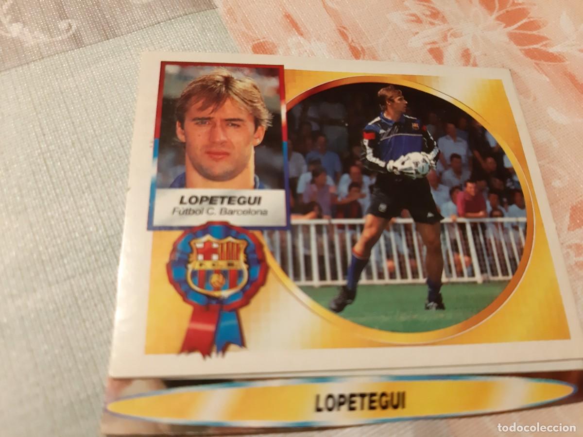 Cromos de f&uacute;tbol: ESTE 94/95 - LOPETEGUI - DOBLE IMAGEN - 1 EN VENTANILLA (A-9) - Foto 1