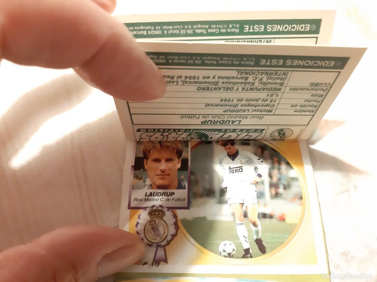 Cromos de f&uacute;tbol: ESTE 94/95 - LAUDRUP - TRIPLE IMAGEN - 2 EN VENTANILLA (A-9) - Foto 4