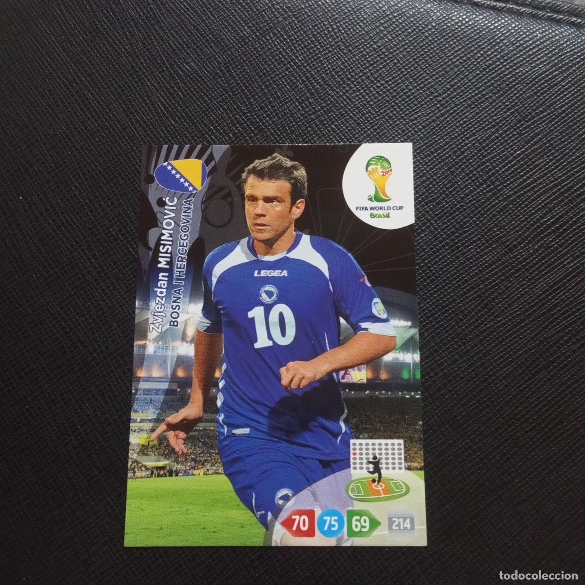 Football Stickers: MISIMOVIC BOSNIA ADRENALYN MUNDIAL BRASIL 2014 CROMO FUTBOL 14 - (MD09/10-1) PG20