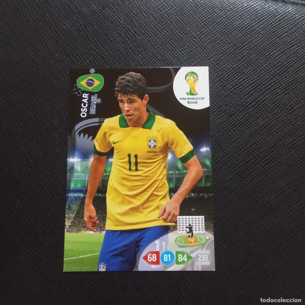 Football Stickers: OSCAR BRASIL ADRENALYN MUNDIAL BRASIL 2014 CROMO FUTBOL 14 - (MD09/10-1) PG28