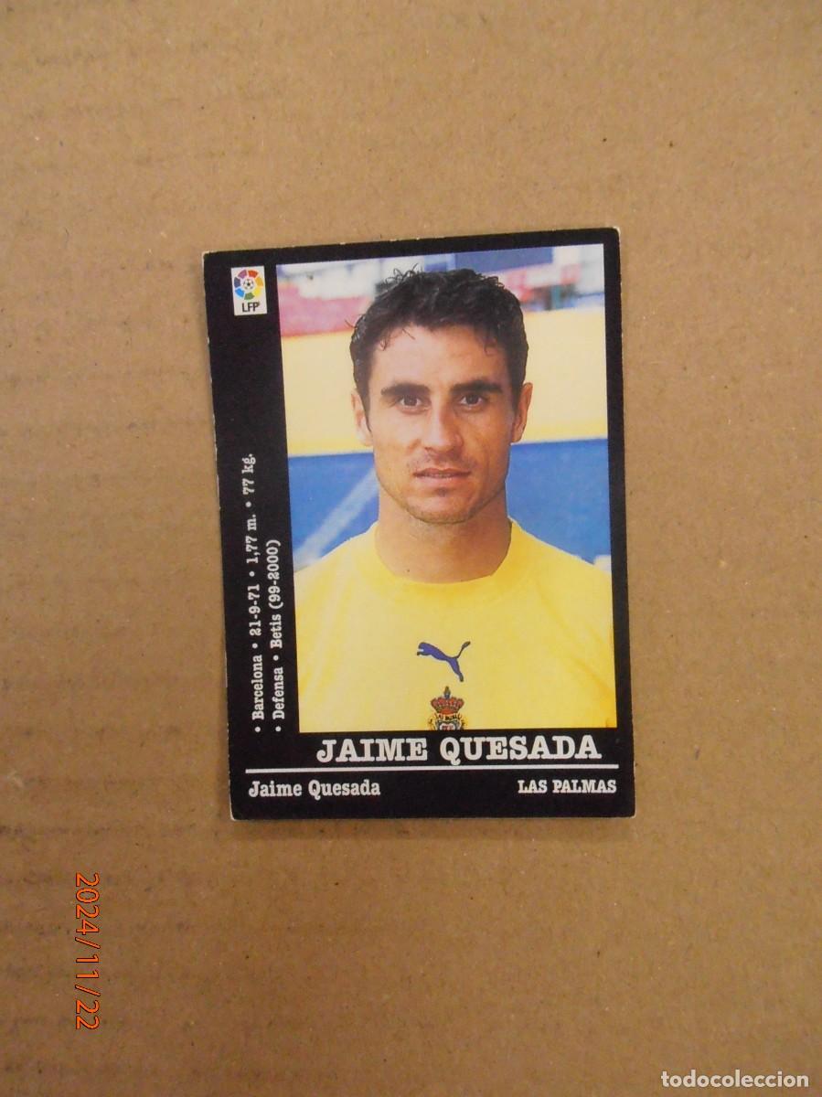 Cromos de f&uacute;tbol: Jaime Quesada - Las Palmas - Foto 1