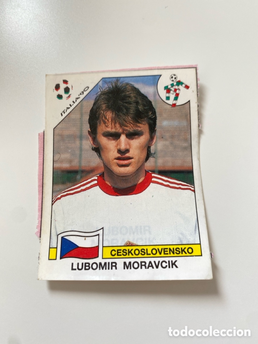 Figurine di Calcio: Cromo panini mundial Italia 90 n&uacute;mero 89 Moravcik - Stickers album world cup Italy 1990