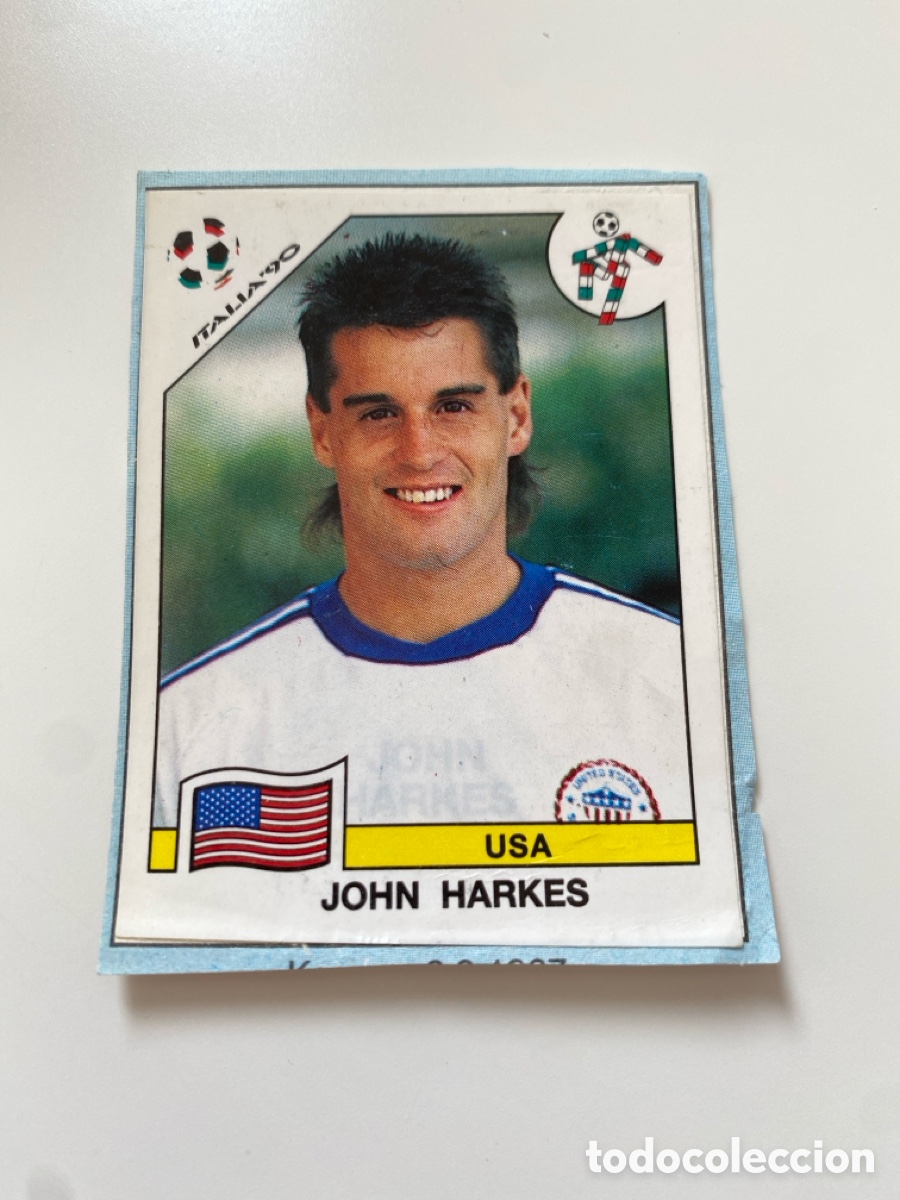 Fu&szlig;ball-Sticker: Cromo panini mundial Italia 90 n&uacute;mero 108 Harkes - Stickers album world cup Italy 1990