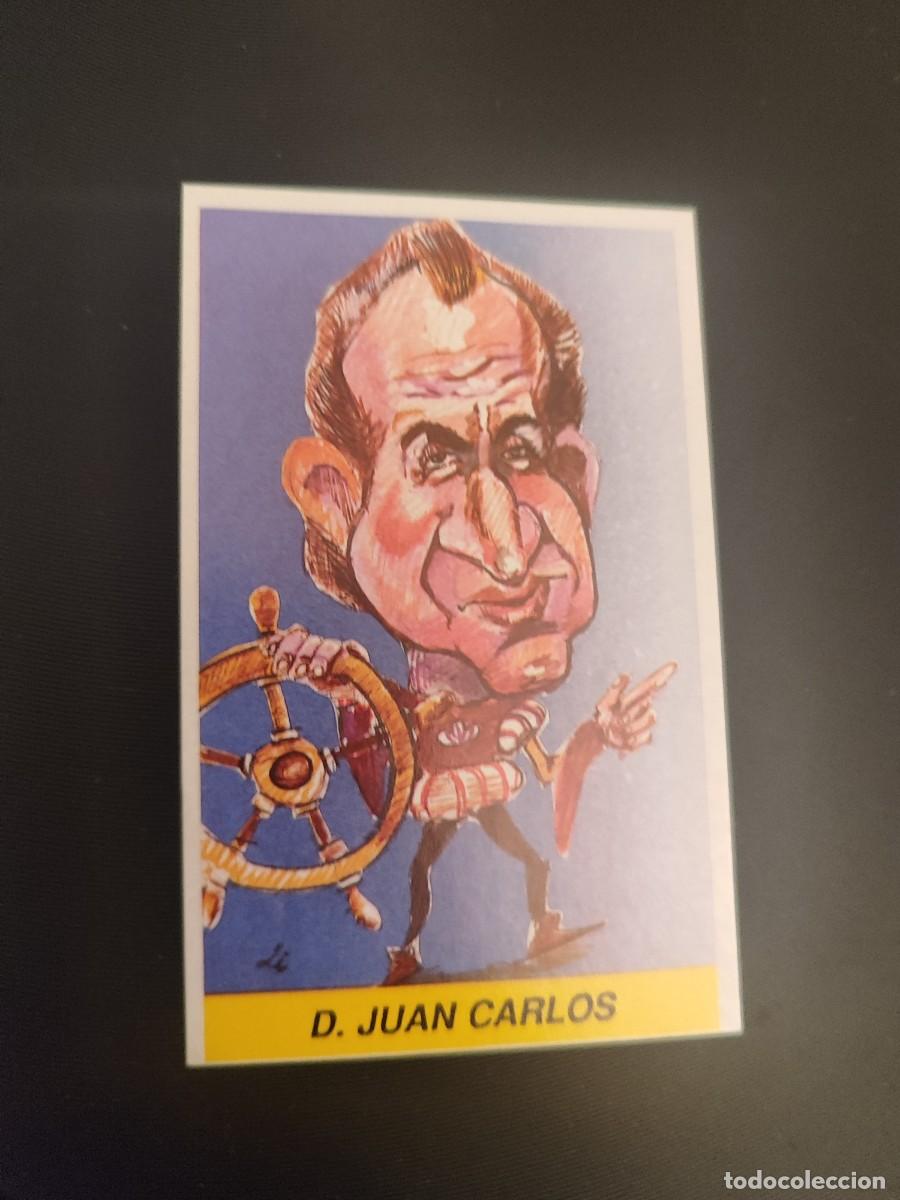 Fu&szlig;ball-Sticker: 44 CARICATURAS EDITORIAL MILANO - REY JUAN CARLOS I -- SIN PEGAR 92 1992