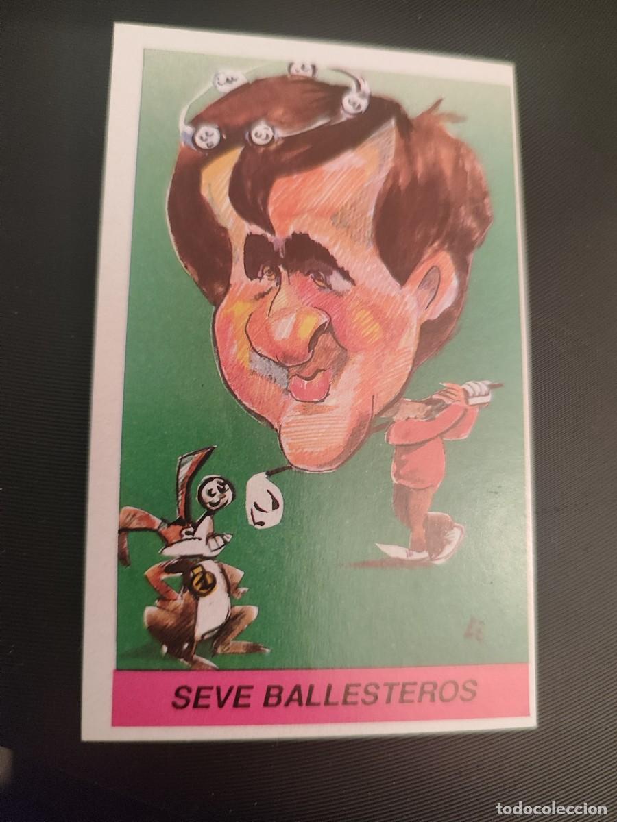 Cromos de F&uacute;tbol: 123 CARICATURAS EDITORIAL MILANO - SEVE BALLESTEROS -- SIN PEGAR 92 1992