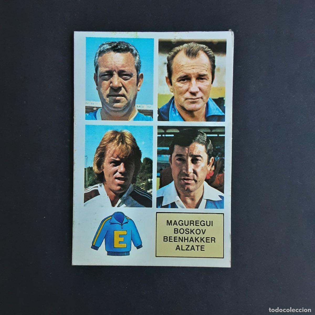 Cromos de Futebol: LIGA ESTE 1982 1983 82 83 EDICIONES ESTE ENTRENADORES MAGUREGUI ALZATE DESPEGADO