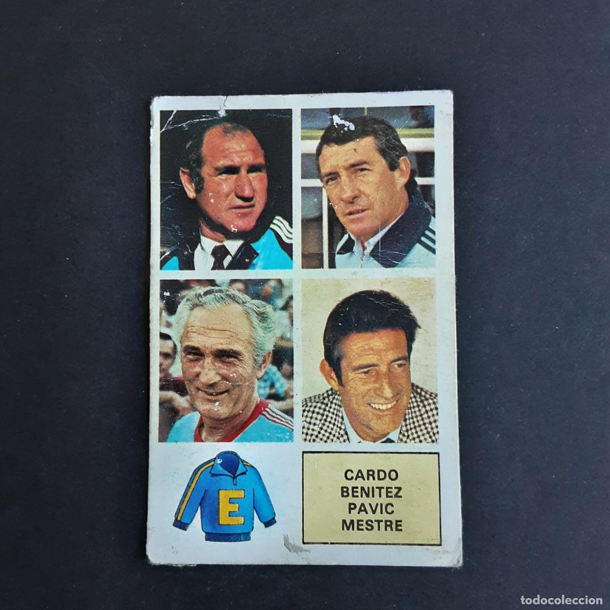 Cartes &agrave; collectionner de Football: LIGA ESTE 1982 1983 82 83 EDICIONES ESTE ENTRENADORES CARDO MAESTRE DESPEGADO