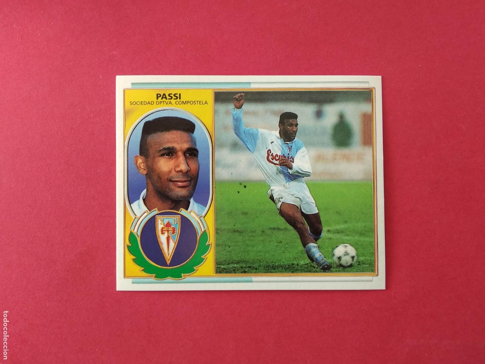 Cromos de F&uacute;tbol: EDICIONES ESTE LIGA 96 97 1996 1997 CROMO NUNCA PEGADO COMPOSTELA , PASSI