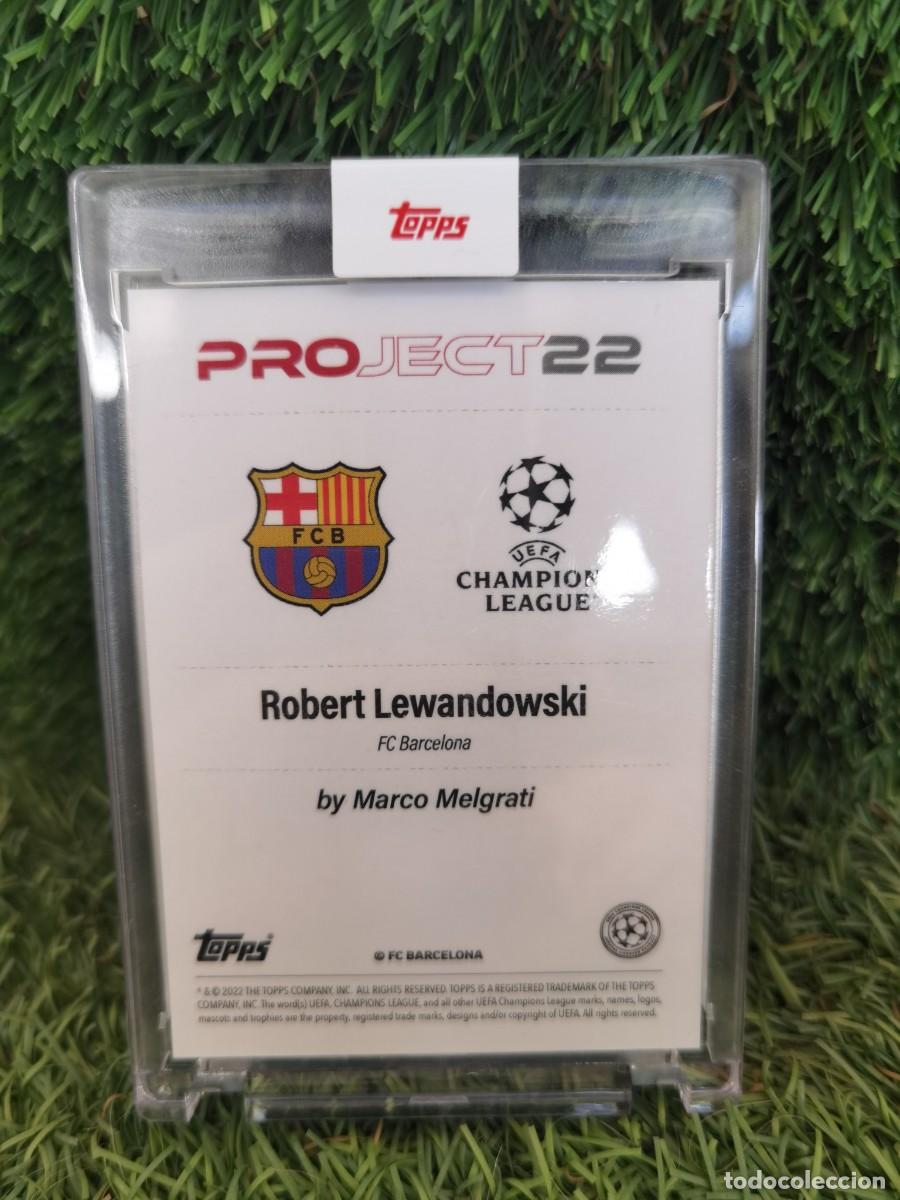Cromos de f&uacute;tbol: Project 22 Lewandowski Barcelona topps - Foto 2