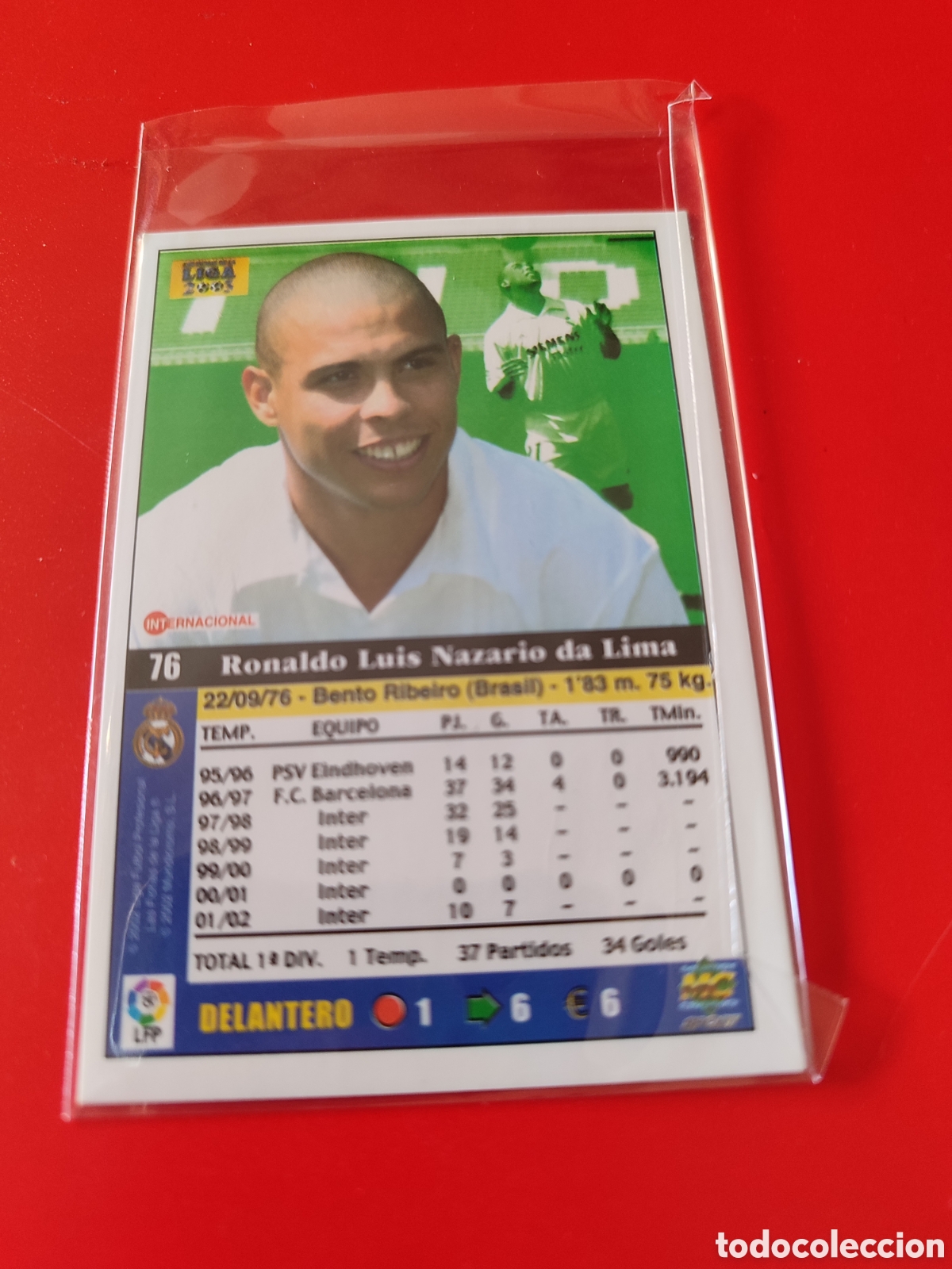 Cromos de f&uacute;tbol: Ronaldo Mundicromo 2003 - Foto 4