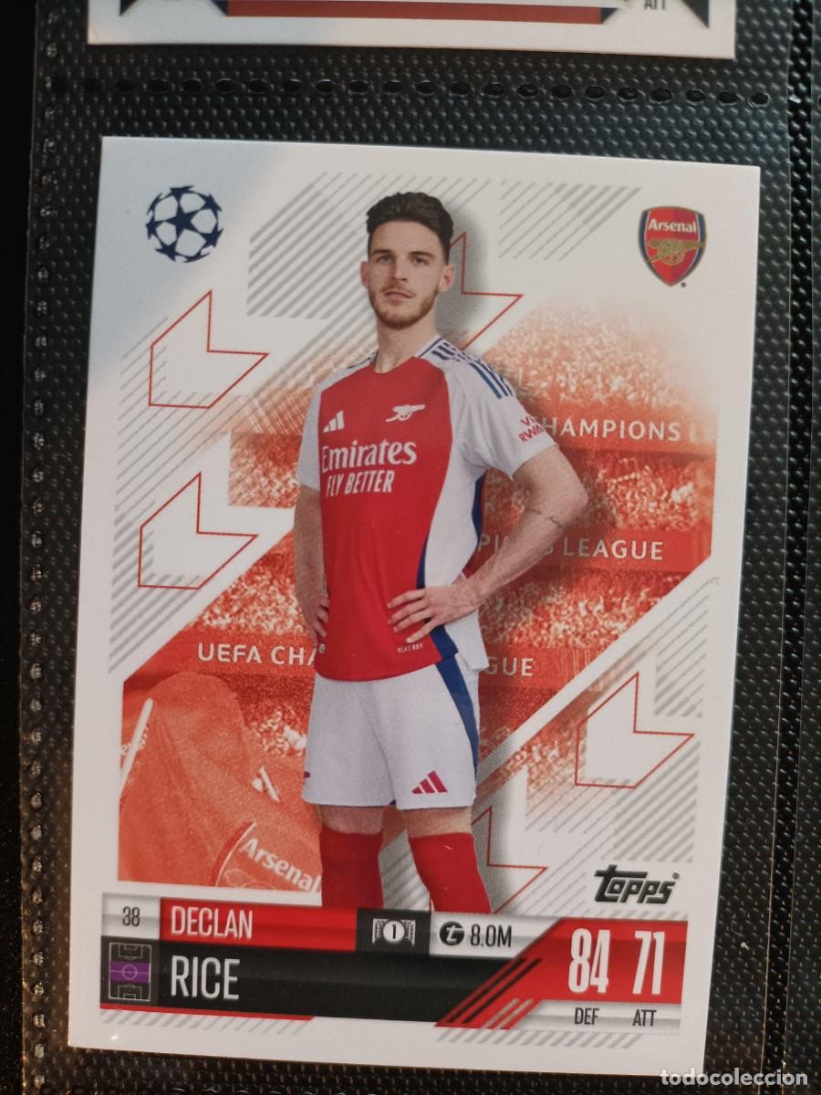 Cromos de Futebol: 38 Declan Rice - Arsenal FC - Topps Match Attax 24 25 2024 2025