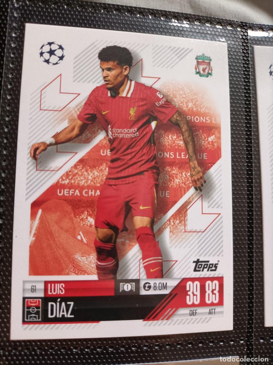 Figurine di Calcio: Match Attax Topps 2024 2025 24 25 - 61 Luis D&iacute;az
