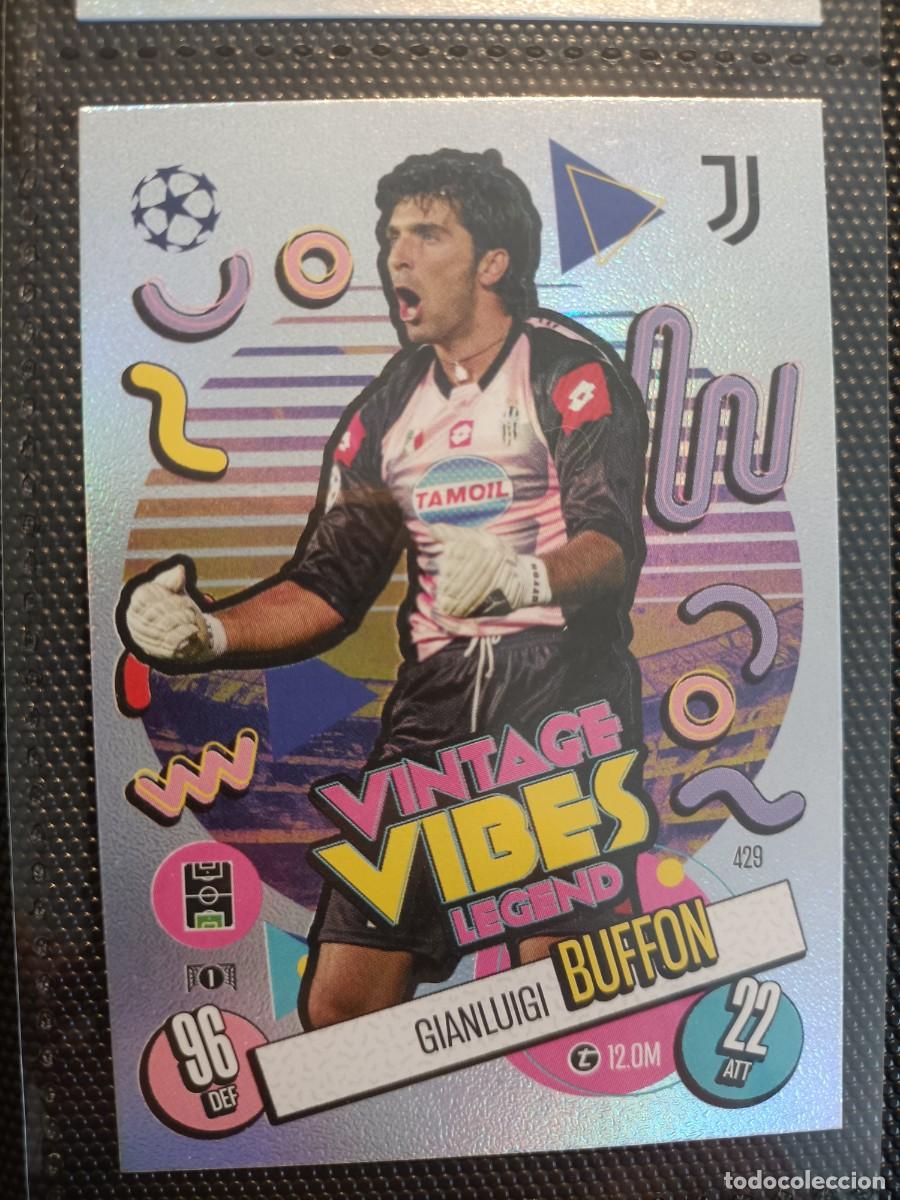 Fu&szlig;ball-Sticker: GIANLUIGI BUFFON JUVENTUS VINTAGE VIBES LEGEND MATCH ATTAX 2024 2025 24 25 429 TOPPS