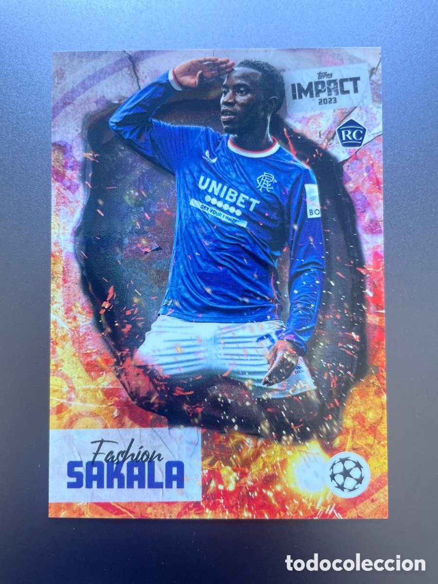 Cartes &agrave; collectionner de Football: Fashion Sakala Rookie Impact 2023 Topps Rangers