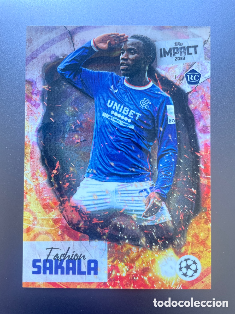 Cromos de F&uacute;tbol: Fashion Sakala Rookie Impact 2023 Topps Rangers