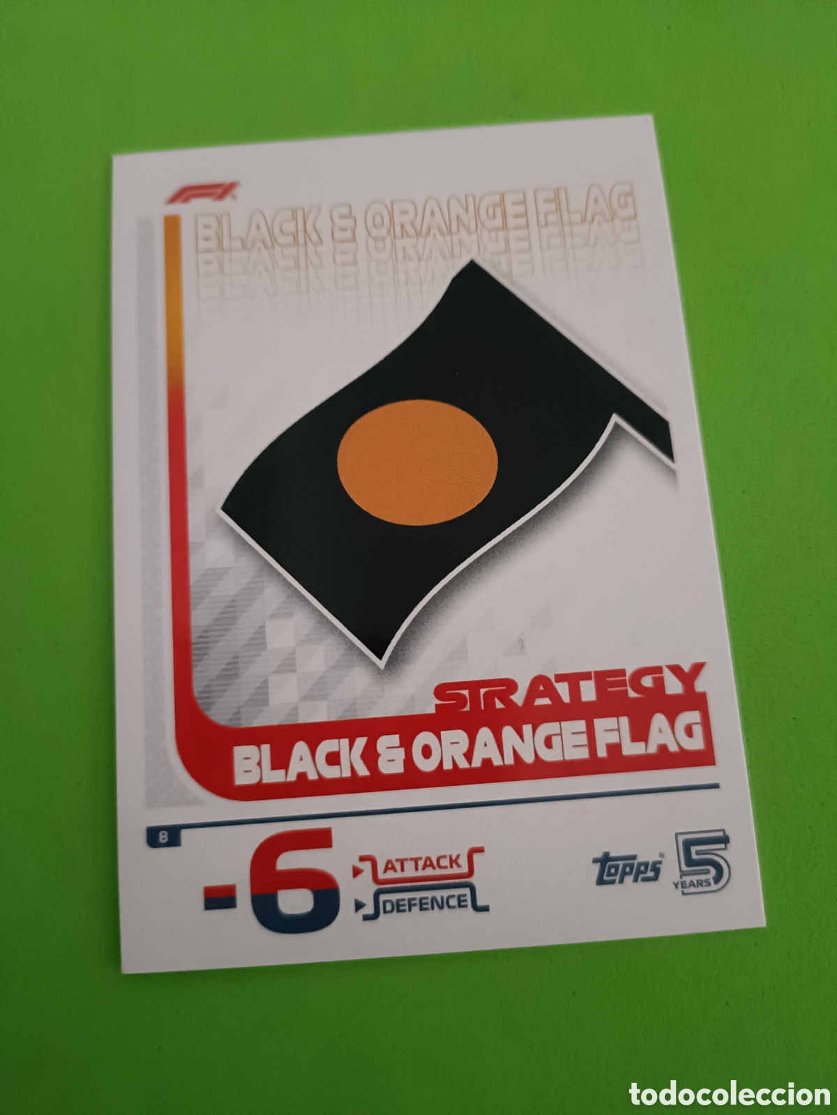 Cromos de F&uacute;tbol: Topps TURBO ATTAX 2024 F&Oacute;RMULA 1 - 8 Black Orange