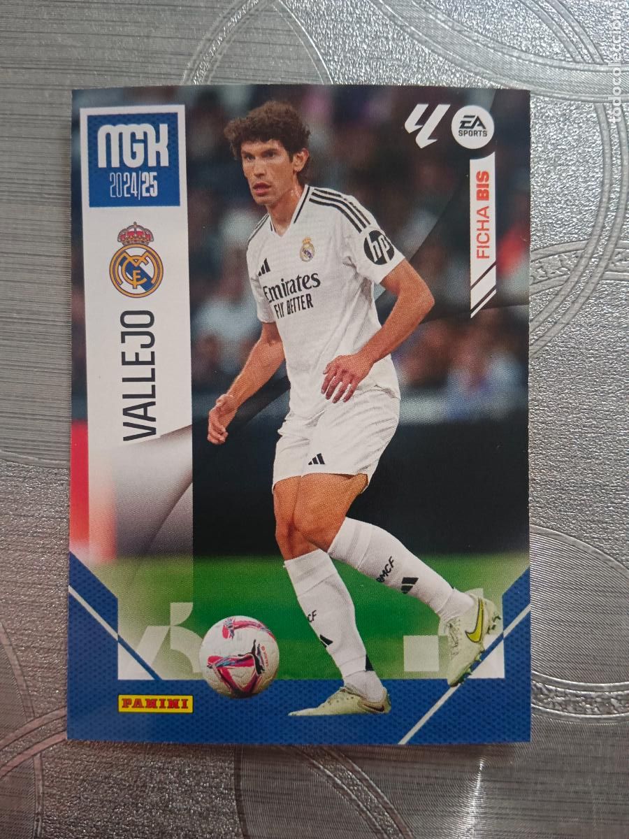 Cromos de f&uacute;tbol: MEGACRACKS MGK 2024 2025 24 25 LA LIGA N&ordm; 221 BIS VALLEJO REAL MADRID LAST MOMENT NUEVO