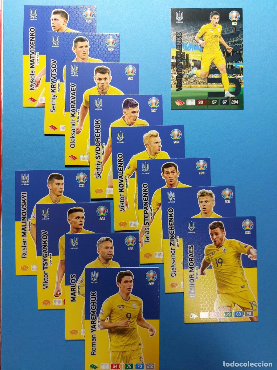 Football Stickers: LOTE 13 CROMOS UKRAINE UCRANIA TEAM MATE EUROCOPA EURO 2020 20 EURO2020 UEFA ADRENALYN XL NUEVOS