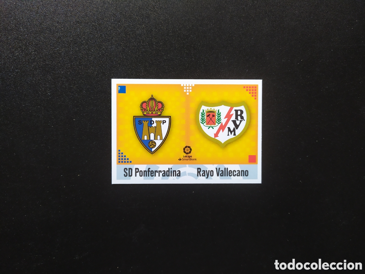Cartes &agrave; collectionner de Football: Liga este 2020 2021 20 21 panini escudo smartbank n&deg; 9 Ponferradina Rayo Vallecano