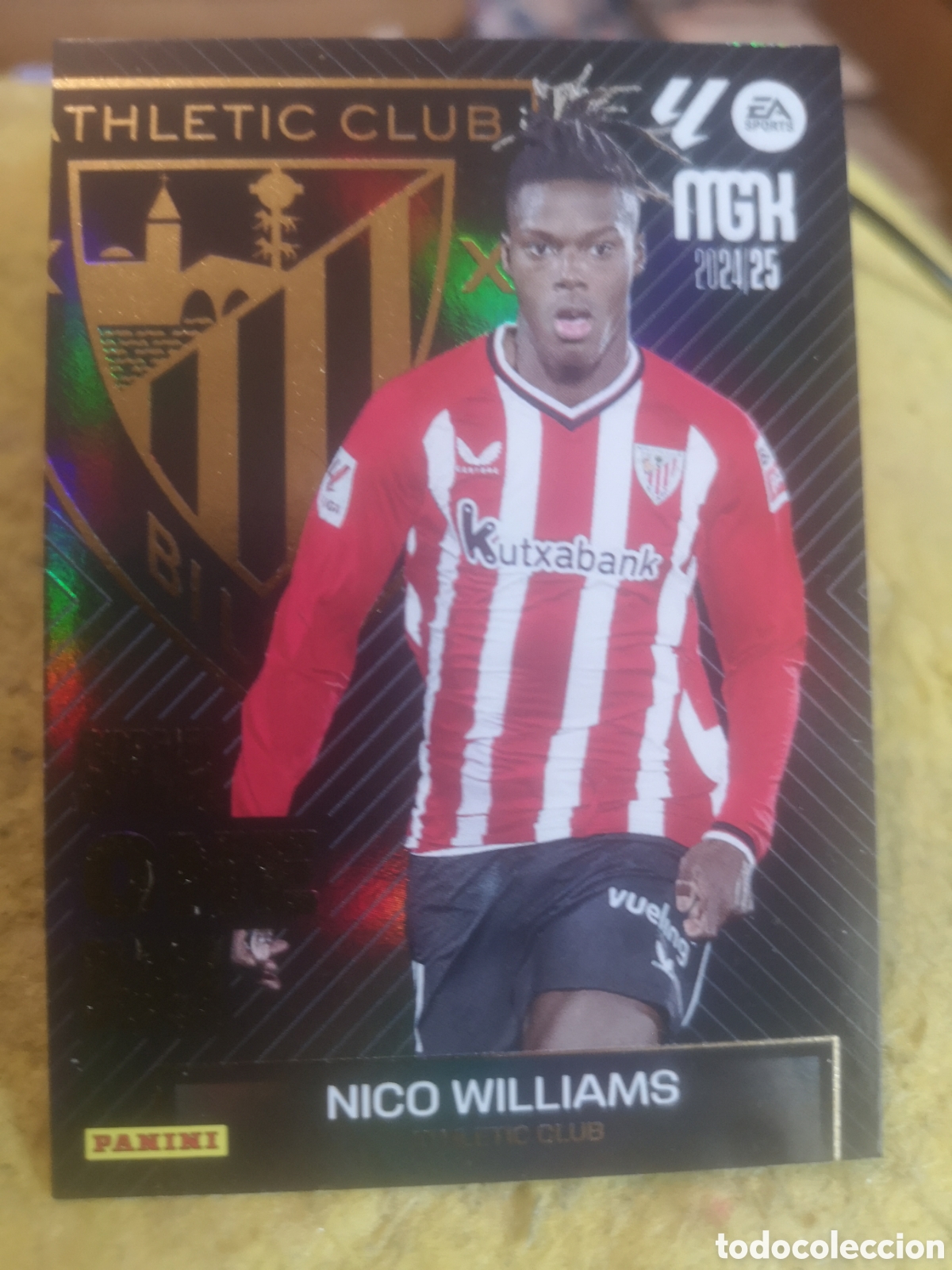 Cromos de f&uacute;tbol: MEGACRACKS 2024 2025 SPECIAL ONE BLACK - NICO WILLIAMS / ATHLETIC BILBAO
