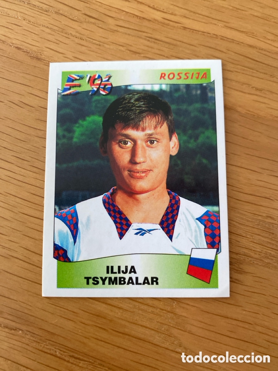 Cromos de f&uacute;tbol: Cromo panini euro 96 n&uacute;mero 262 Tsymbalar - Album sticker Europa 1996