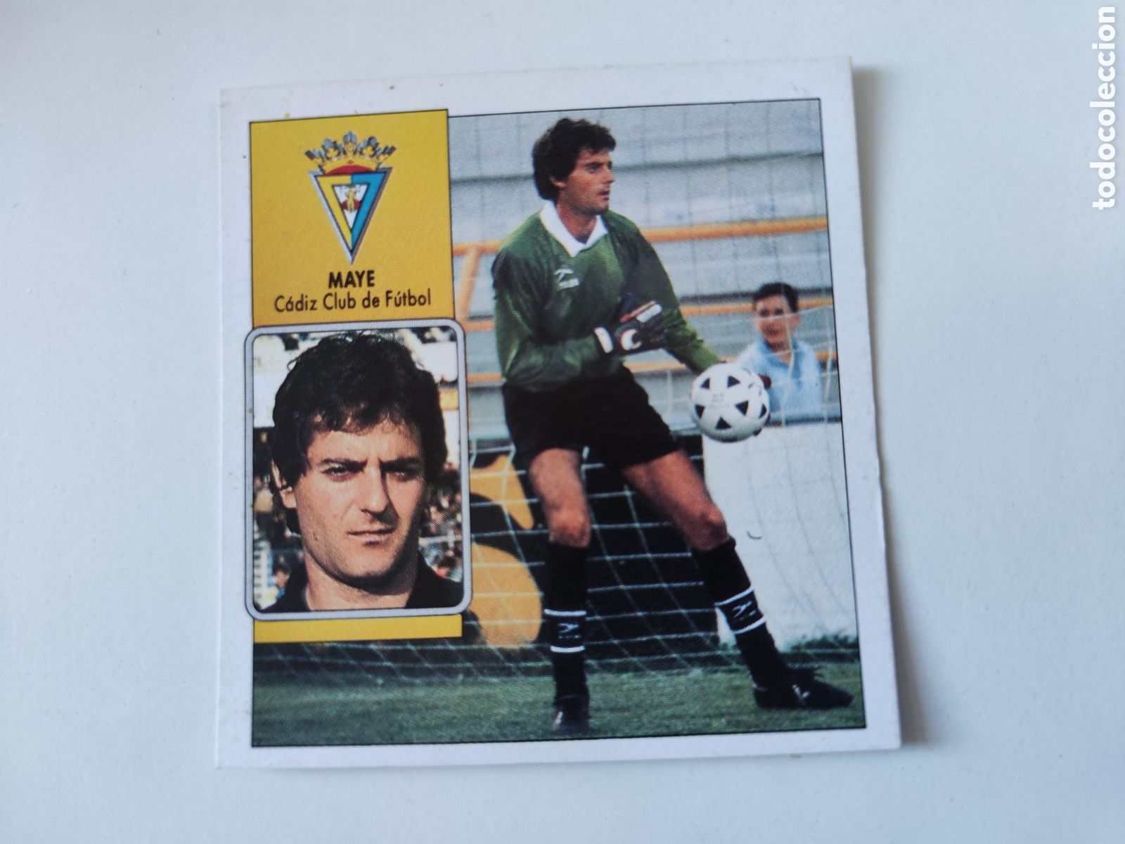 Cromos de f&uacute;tbol: Este 92 93 lev&iacute;simo despegado C&aacute;diz Maye - Foto 1