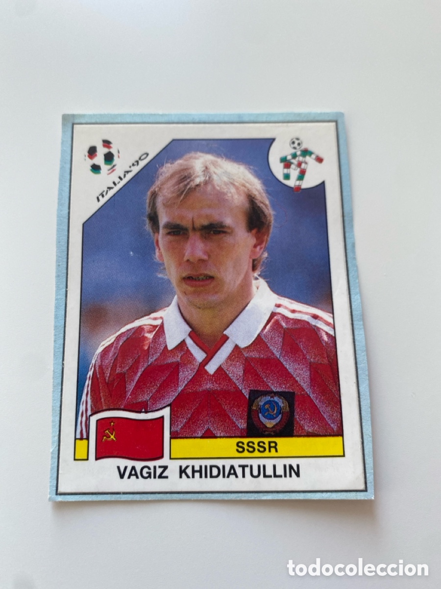 Figurine di Calcio: Cromo panini mundial Italia 90 n&uacute;mero 139 Khidiatullin - Stickers album world cup Italy 1990